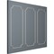 Ekena Millwork 28-in. W x 72-in. H Reeded Acanthus Leaf Panel Moulding Kit Triple Panel PMLKJA28X72C - alternate 8